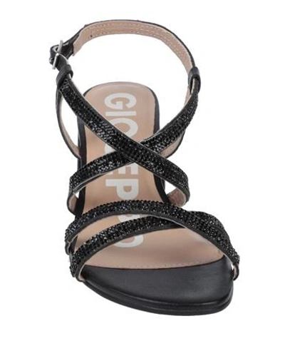 Shop Gioseppo Woman Sandals Black Size 6 Soft Leather