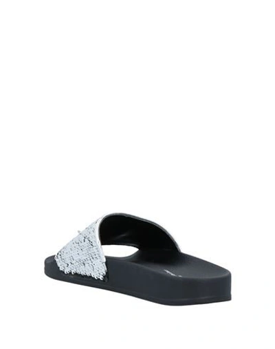 Shop Blumarine Sandals In Silver