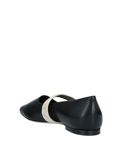 Shop Burberry Ballet Flats In Black