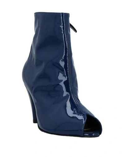 Shop Ame Ankle Boots In Dark Blue