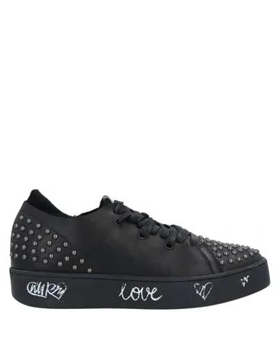 Shop Alberto Venturini Sneakers In Black