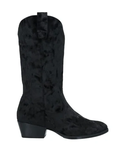 Shop Lorenzo Mari Knee Boots In Black