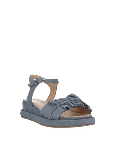 Shop Adele Dezotti Sandals In Lead