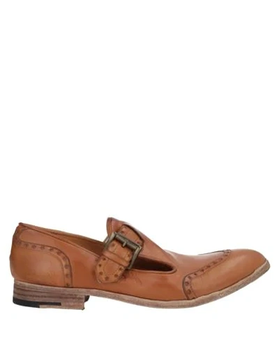 Shop Alberto Fasciani Loafers In Camel