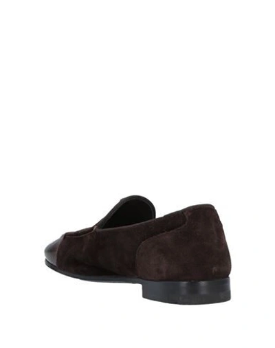 Shop Alberto Fasciani Loafers In Dark Brown