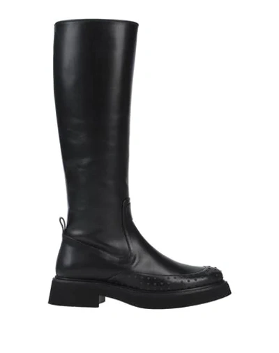 Shop Tod's Woman Boot Black Size 8 Soft Leather