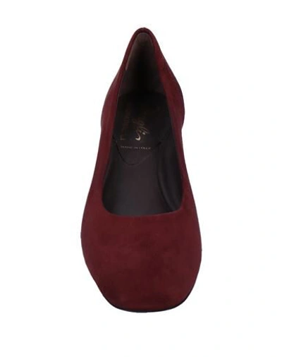 Shop Magli By Bruno Magli Ballet Flats In Deep Purple