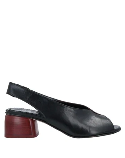 Shop Calpierre Woman Sandals Black Size 7 Soft Leather