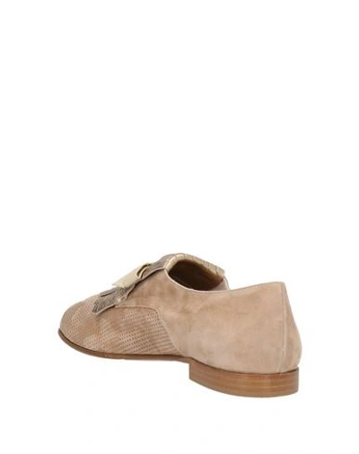 Shop Status Loafers In Camel