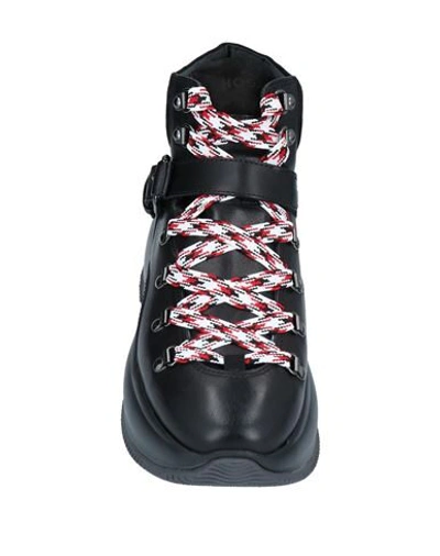 Hogan Maxi I Active Ankles Boots In Black