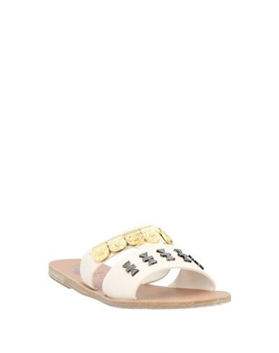 Ancient Greek Sandals Sandals In White