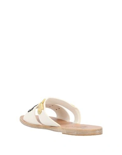 Ancient Greek Sandals Sandals In White