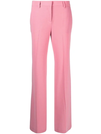 Shop Alberto Biani Straight-leg Tailored Trousers In Pink