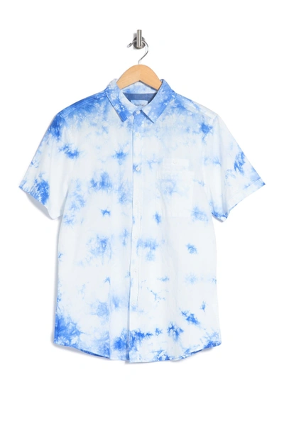 Shop Sovereign Code Printed Regular Fit Shirt In Sky Lavender