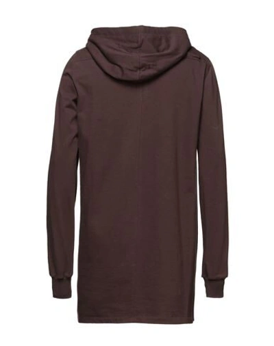 Shop Rick Owens Sweatshirts In Cocoa