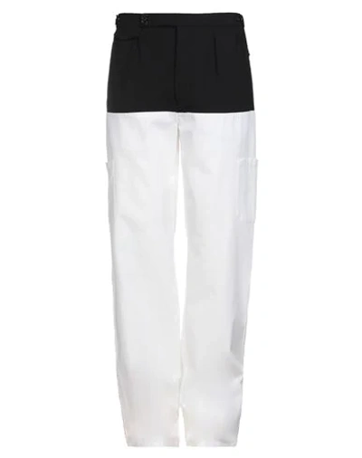 Shop Raf Simons Pants In White