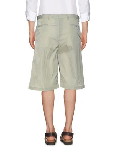 Shop Paul Smith Man Shorts & Bermuda Shorts Military Green Size 34 Nylon