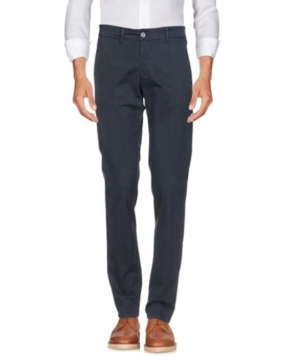 Shop Alessandro Gilles Casual Pants In Dark Blue