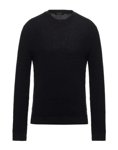 Shop Ermenegildo Zegna Sweaters In Dark Blue