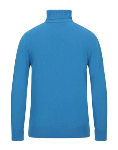 Ballantyne Turtlenecks In Azure