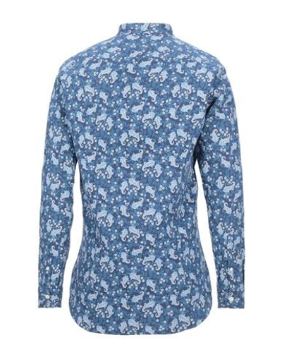 Shop Alessandro Boni Shirts In Blue