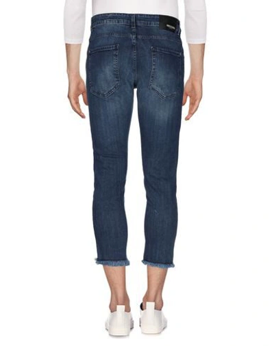 Shop Labelroute Man Jeans Blue Size 34 Cotton, Elastane