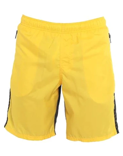 Shop Givenchy Swim Trunks In Yellow