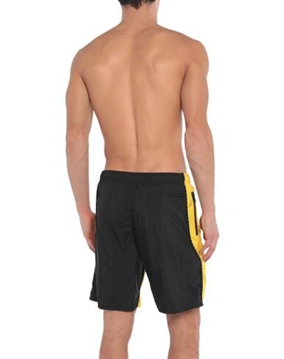 Shop Givenchy Swim Trunks In Yellow