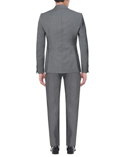 Grey Daniele Alessandrini Suits In Grey