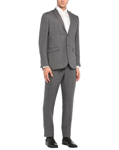 Shop Alessandro Gilles Suits In Lead