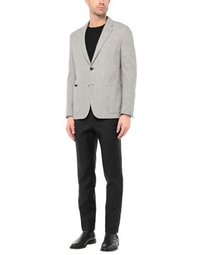 Shop Ermenegildo Zegna Suit Jackets In Grey
