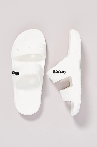 Shop Crocs Classic Slide Sandals In White