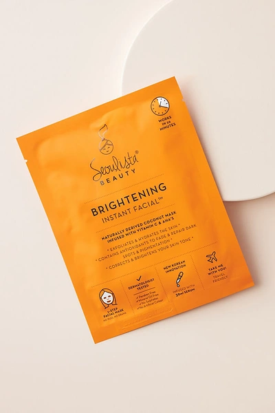 Shop Seoulista Super Brightening Sheet Mask In Orange