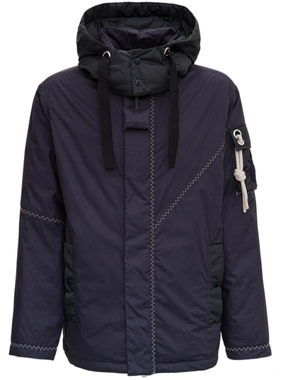 Shop Moncler Genius Albatross Jacket By Jw Anderson In Blu