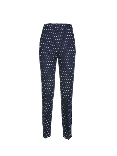 Shop Max Mara Maxmara Polka In Blu Bianco