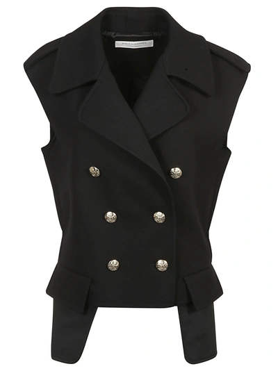 Shop Philosophy Di Lorenzo Serafini Double-breasted Vest In Black