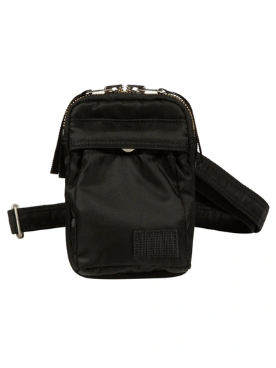 Shop Sacai Two-way Zipped Phone Bag In Black