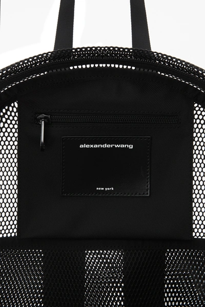 Shop Alexander Wang Wangsport Mesh Backpack In Black
