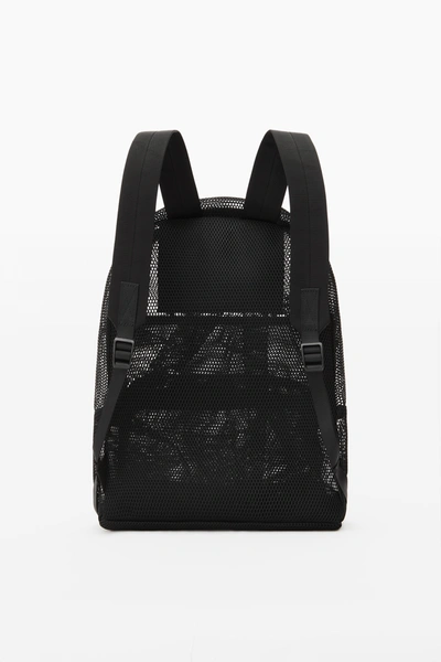 Shop Alexander Wang Wangsport Mesh Backpack In Black