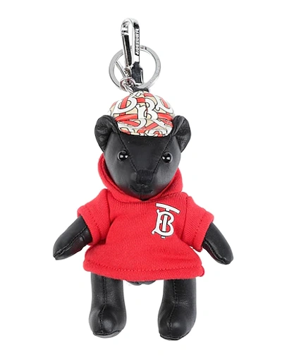Shop Burberry Key Ring In Red