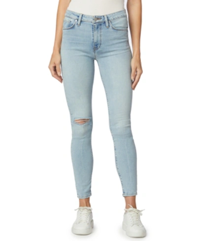 Shop Hudson Barbara Ripped Skinny Ankle Jeans In Baby Face