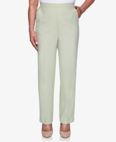 Shop Alfred Dunner Plus Size Springtime In Paris Proportioned Medium Pant In Sage