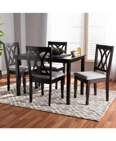 Furniture Minette 5pc Dining Set In Grey