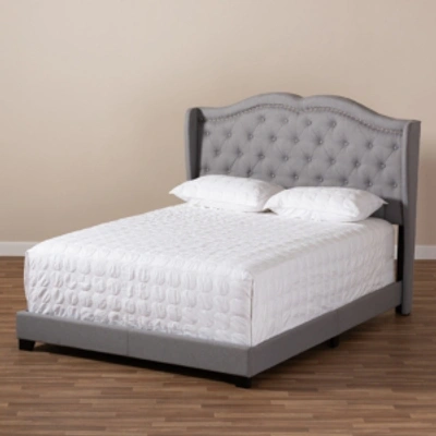 Shop Furniture Aden Full Bed In Grey