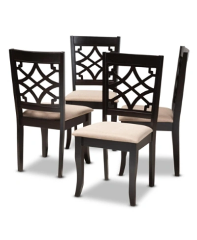 Shop Furniture Mael Dining Chair, Set Of 4 In Sand