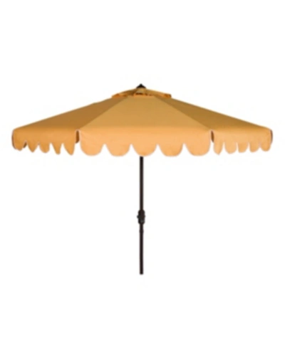 Shop Safavieh Venice 9' Umbrella In Yellow