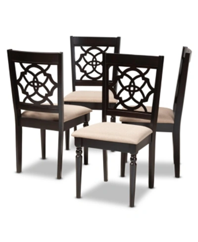 Shop Furniture Renaud Dining Chair, Set Of 4 In Sand