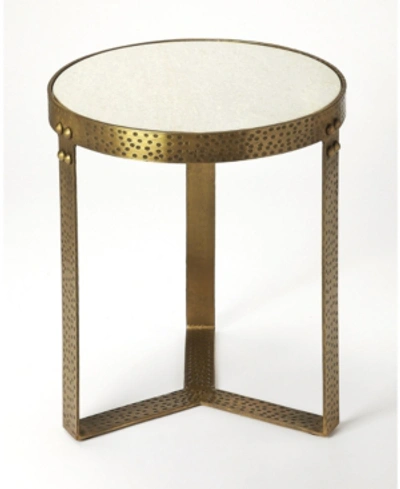 Shop Butler Specialty Butler Elton Marble And Metal Table In Gold