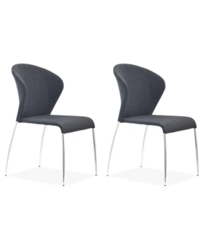 Shop Zuo Oulu Dining Chair, Set Of 4 In Gray