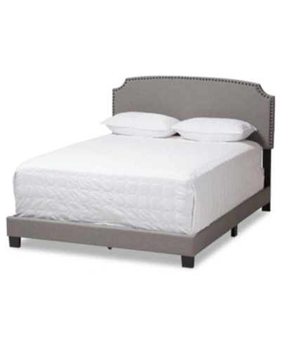 Shop Furniture Odette Full Bed In Light Grey